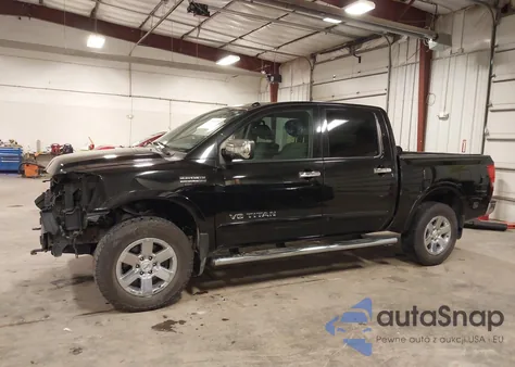 2015 Nissan Titan Sv из США, поврежденный, VIN 1N6BA0EC7FN509360